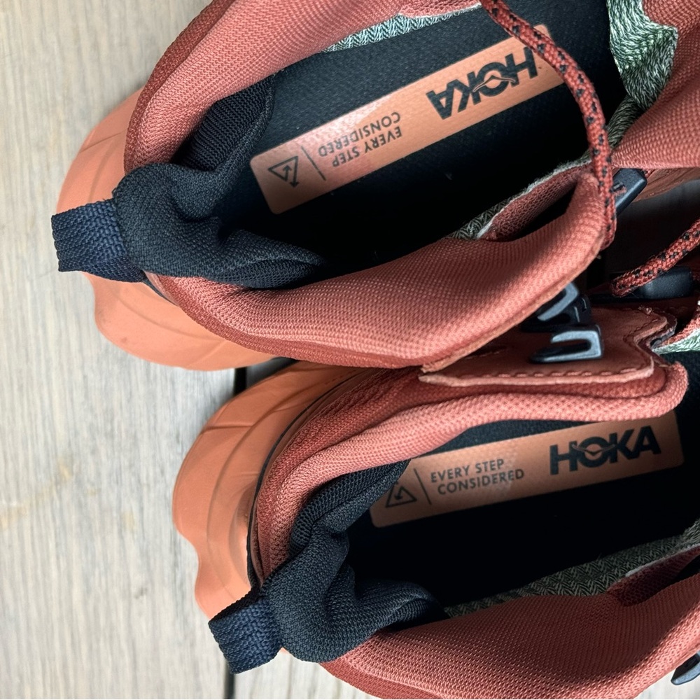 Hoka One Anacapa Mid GTX GORETEX Baked Clay Sun Baked Hiking Boot Men sz 9.5 - Picture 10 of 11
